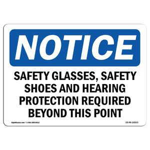 Safety Glasses, Safety Shoes And Hearing