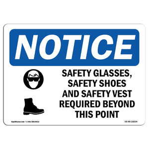 Safety Glasses, Safety Shoes