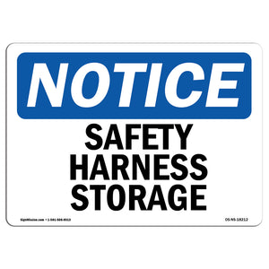 Safety Harness Storage