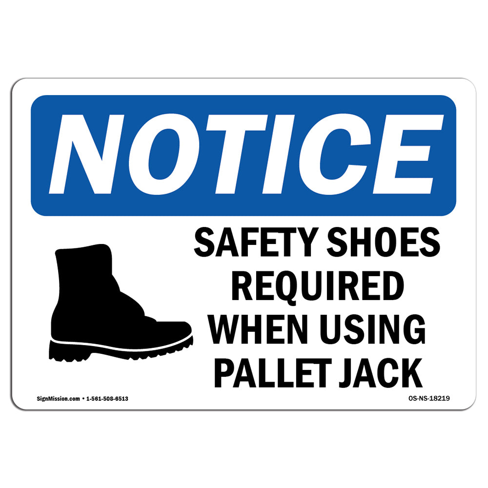 Safety Shoes Required When Using