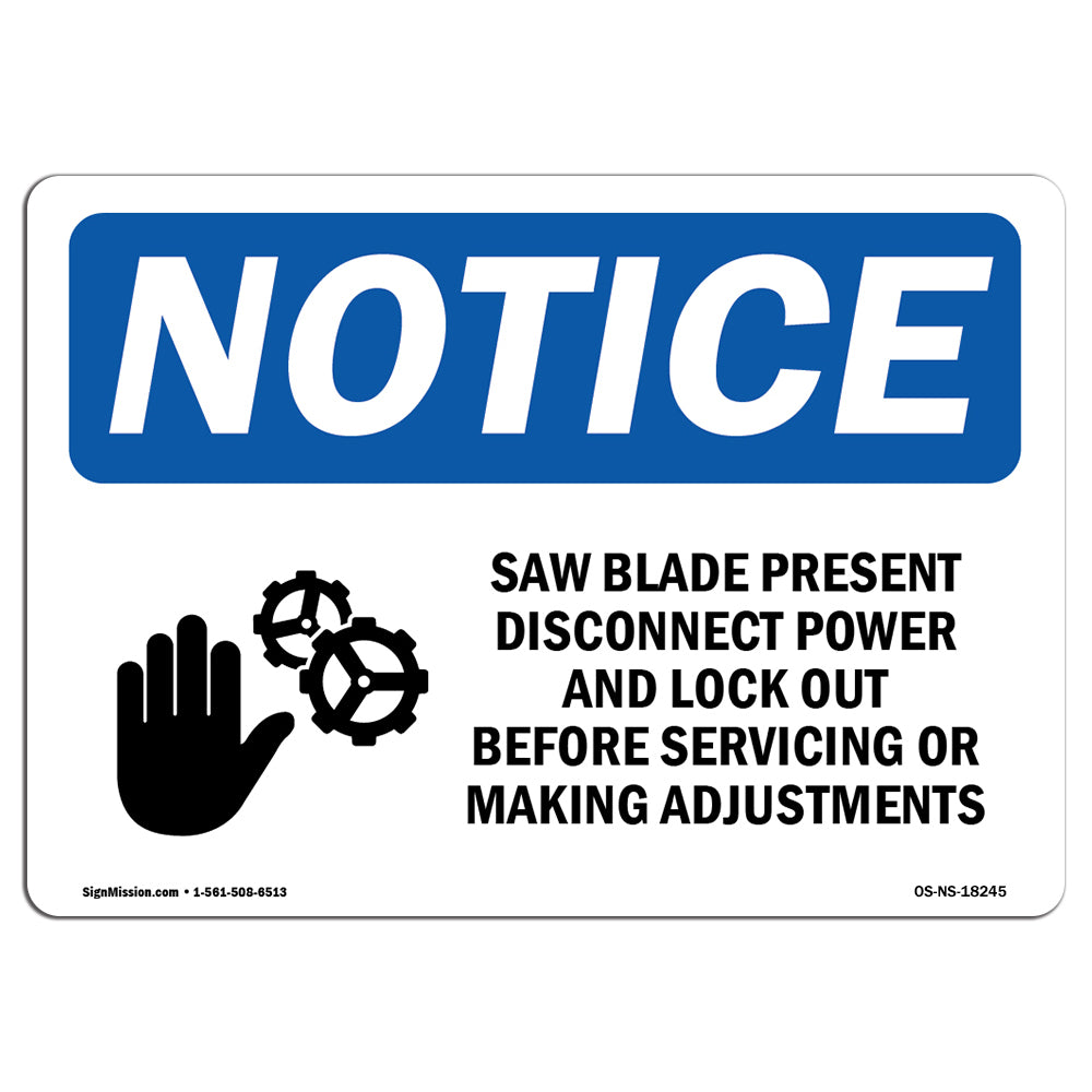 Saw Blade Present Disconnect