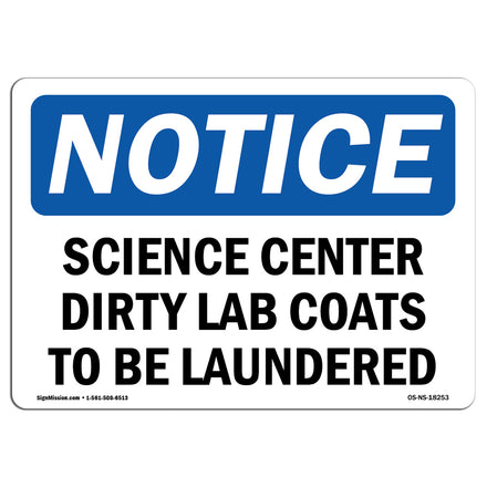 Science Center Dirty Lab Coats To Be Laundered