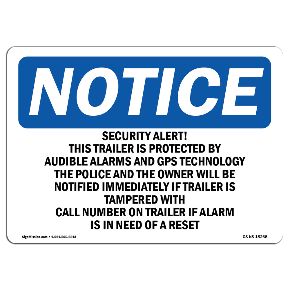 Security Alert! This Trailer Is Protected