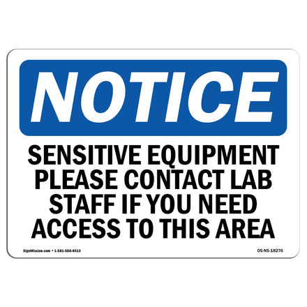 Sensitive Equipment Please Contact Lab Staff