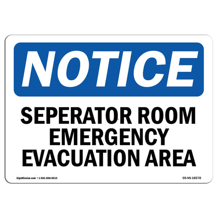 Separator Room Emergency Evacuation Area