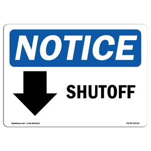 Shutoff [Down Arrow]