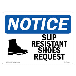 Slip Resistant Shoes Required