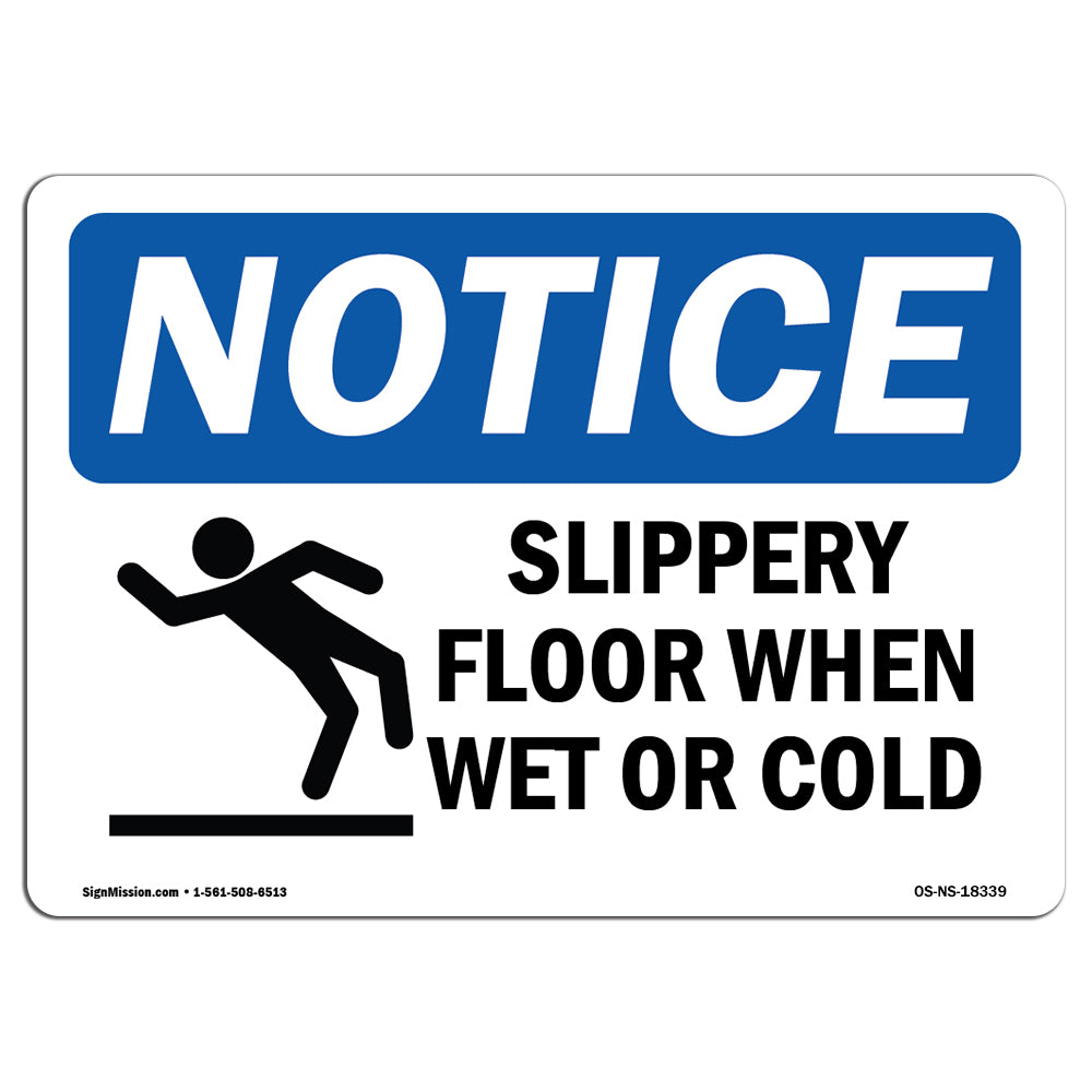 Slippery Floor When Wet Or Cold