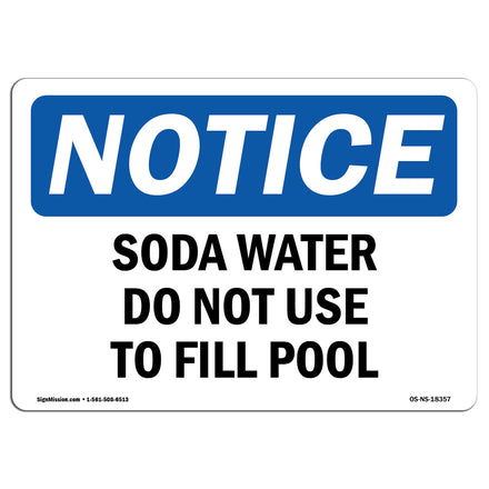 Soft Water Do Not Use To Fill Pool