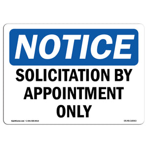 Solicitation By Appointment Only