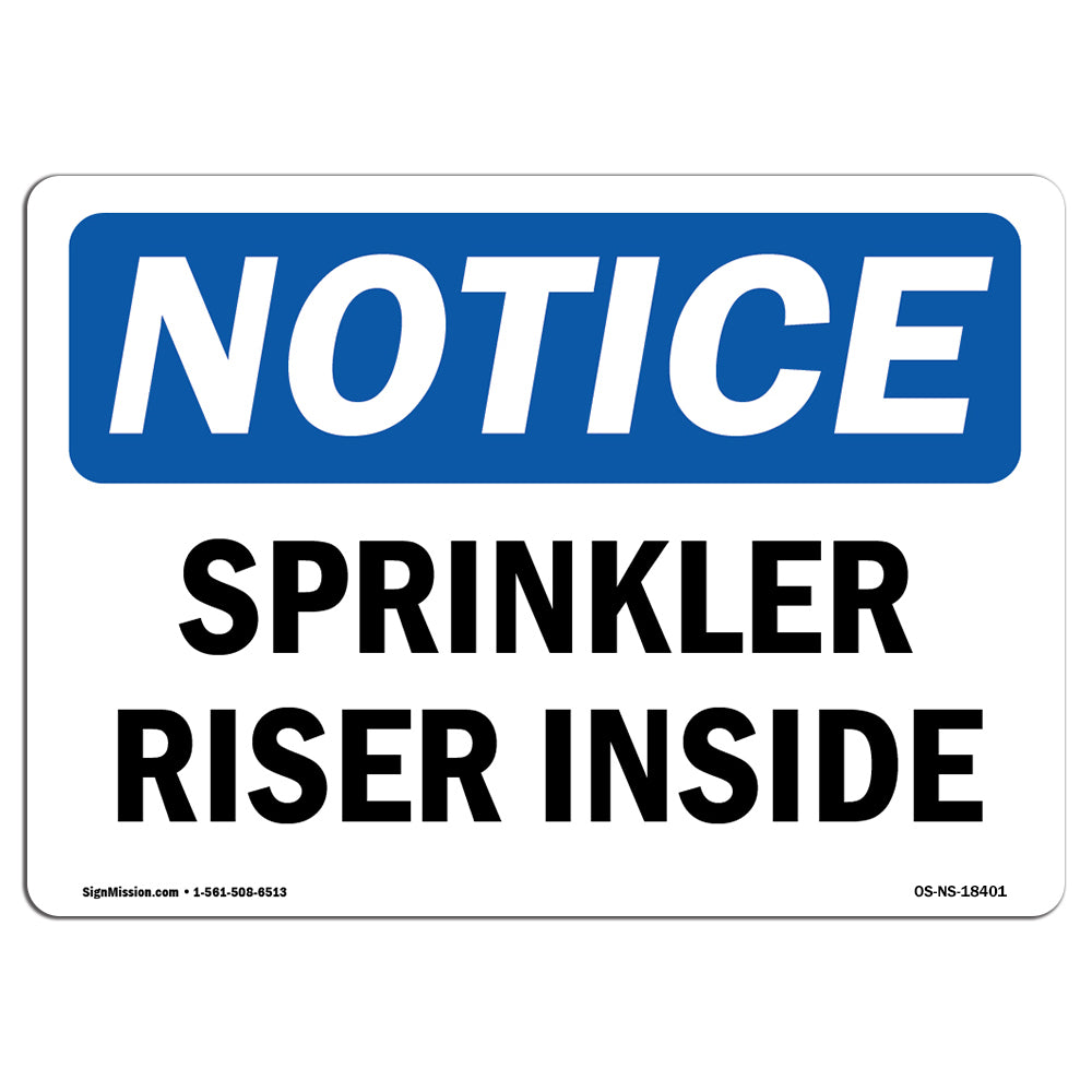 Sprinkler Riser Inside