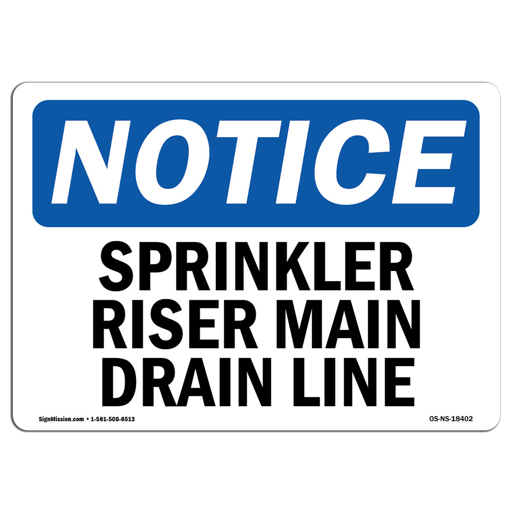 Sprinkler Riser Main Drain Line