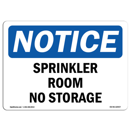 Sprinkler Room No Storage