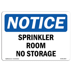 Sprinkler Room No Storage