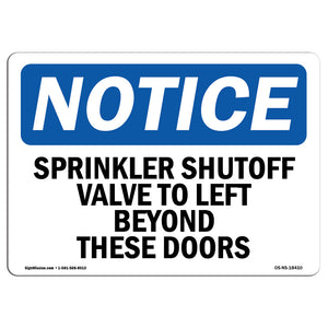 Sprinkler Shutoff Valve To Left Beyond These Doors