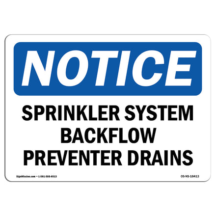 Sprinkler System Backflow Preventer Drains