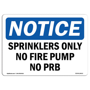 Sprinklers Only No Fire Pump No Prb