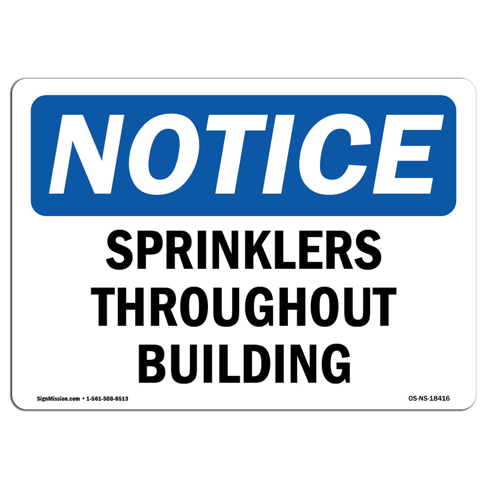 Sprinklers Throughout Building