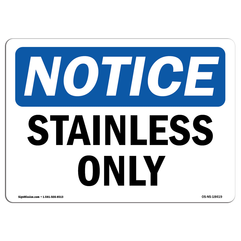 Stainless Only