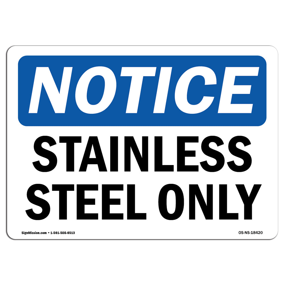 Stainless Steel Only