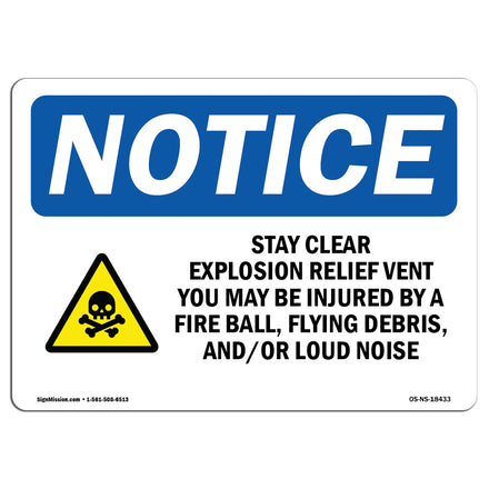 Stay Clear Explosion Relief