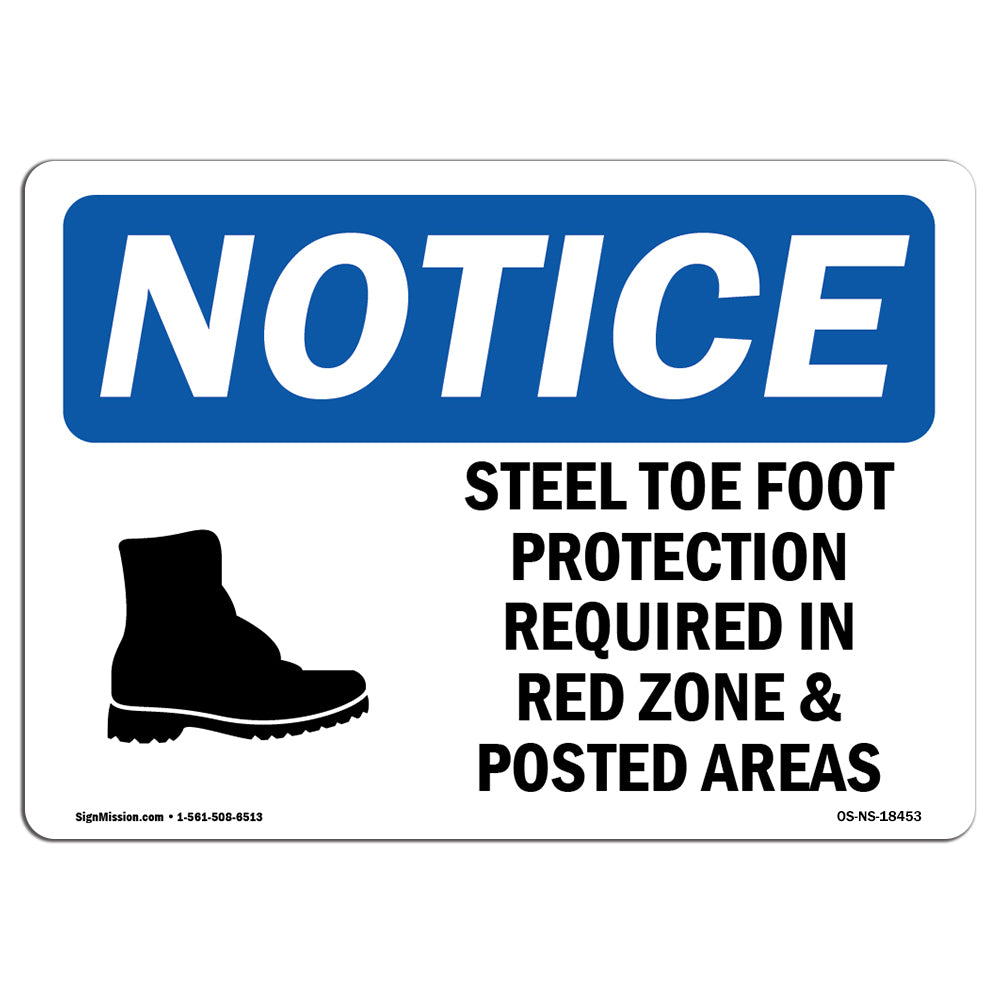 Steel Toe Foot Protection Required