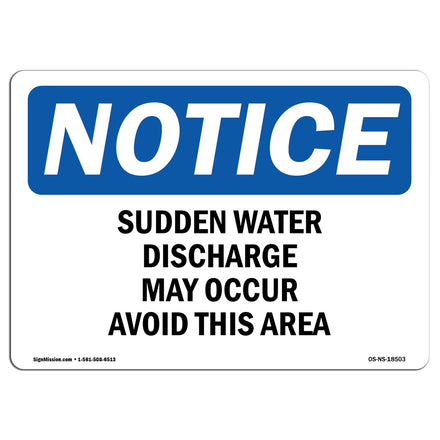 Sudden Water Discharge May Occur Avoid This Area