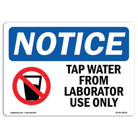 Tap Water For Laboratory Use Only