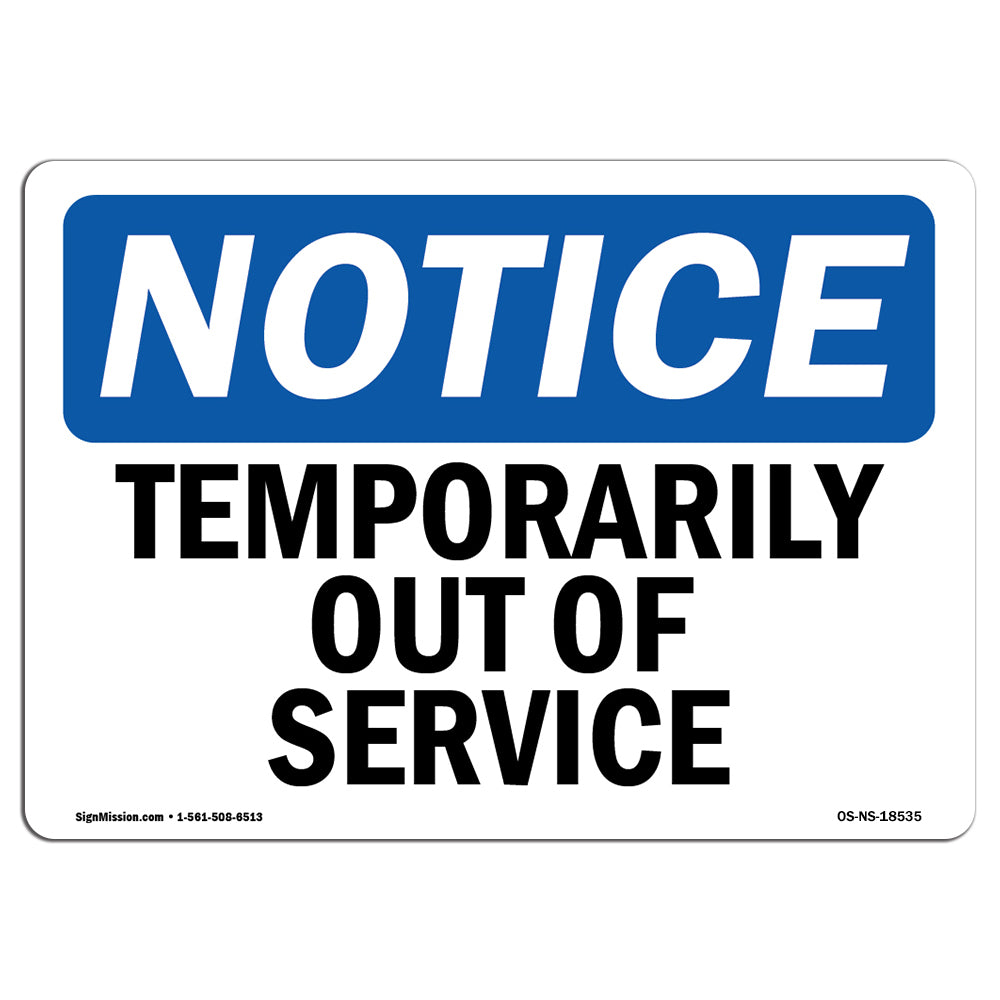 Temporarily Out Of Service