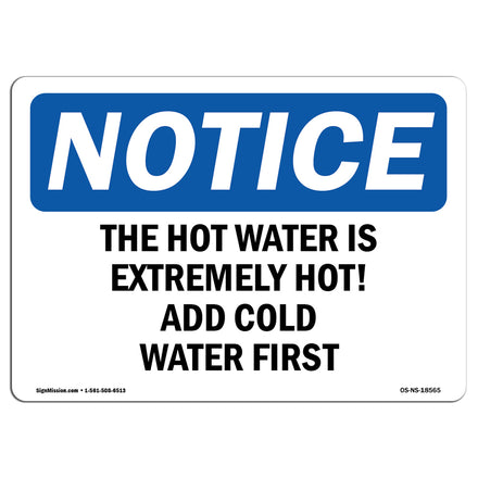 The Hot Water Is Extremely Hot! Add Cold