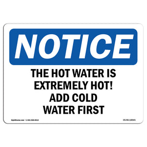 The Hot Water Is Extremely Hot! Add Cold