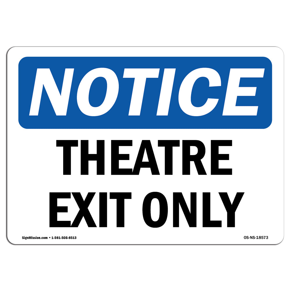 Theatre Exit Only