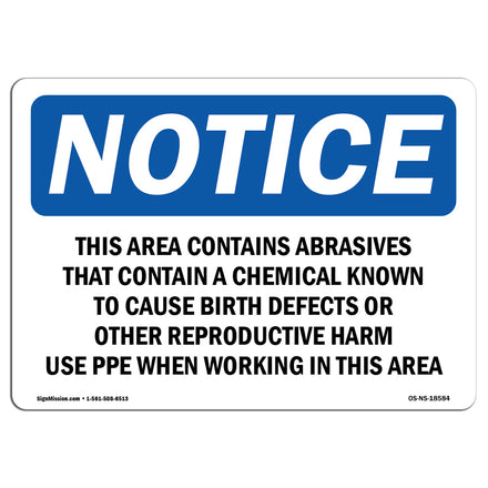 This Area Contains Abrasives That Contain