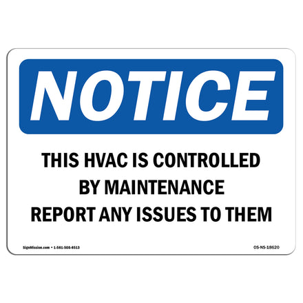 This HVAC Is Controlled By Maintenance Report