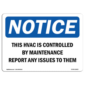 This HVAC Is Controlled By Maintenance Report