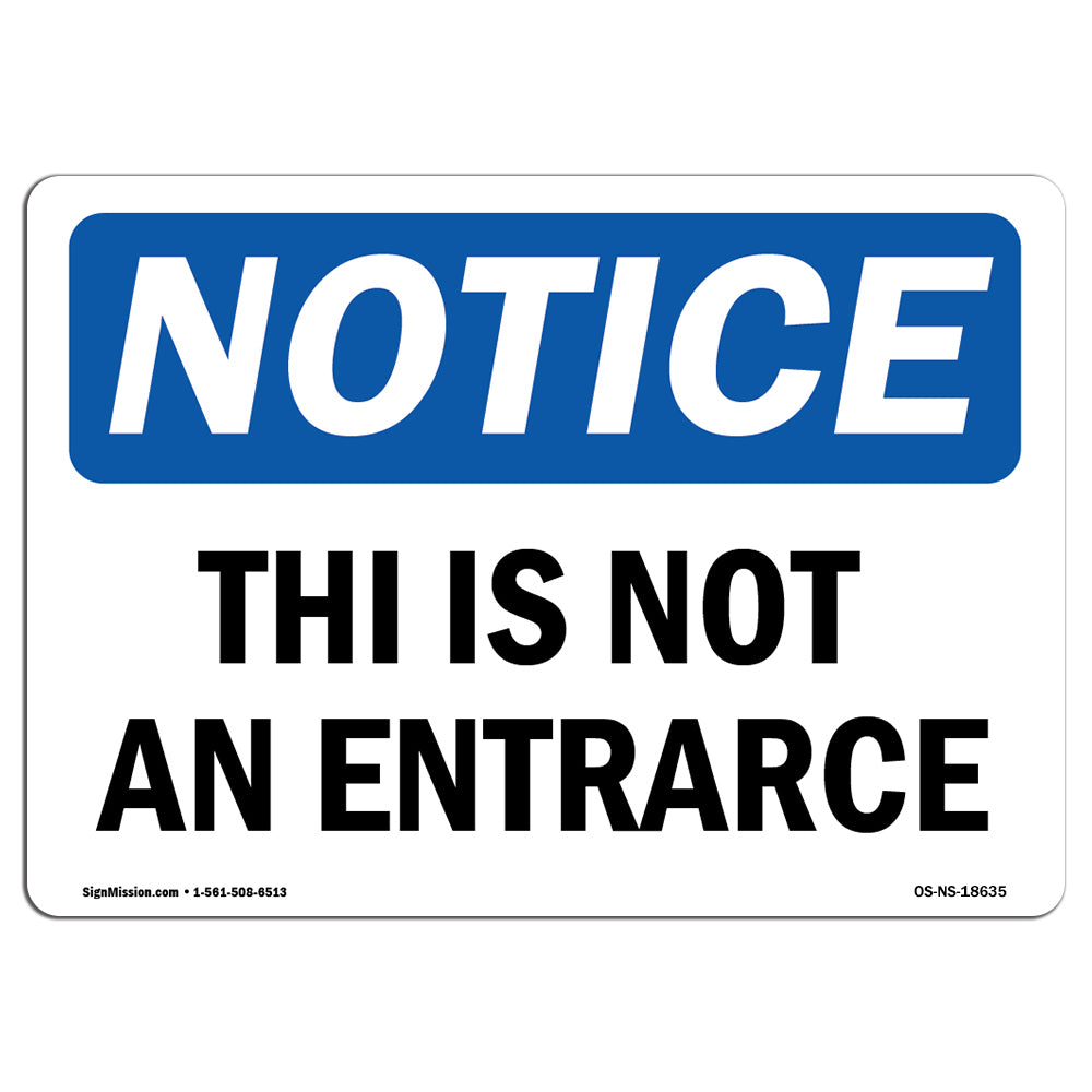 This Is Not An Entrance