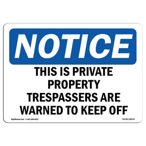 This Is Private Property Trespassers Are