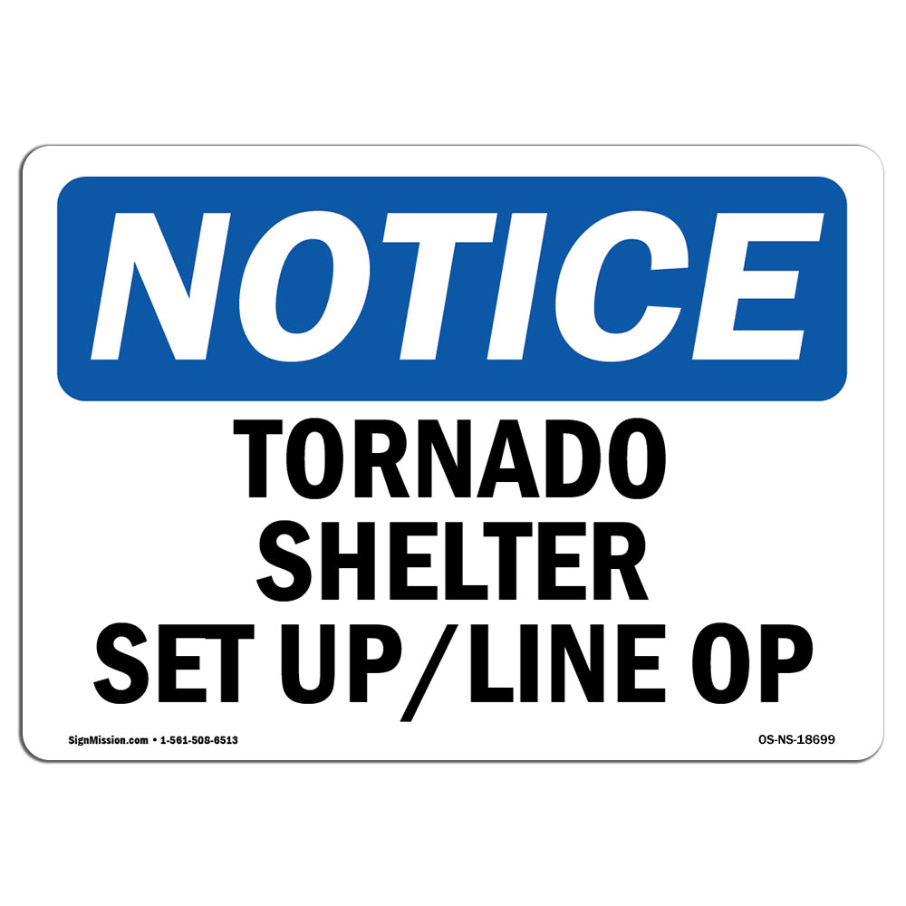 Tornado Shelter Set Up Line Op