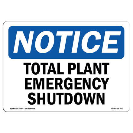 Total Plant Emergency Shutdown