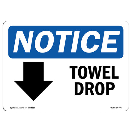 Towel Drop [Down Arrow]