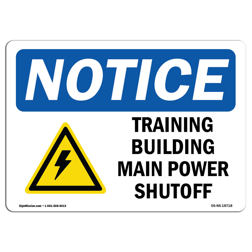 Training Building Main Power Shutoff