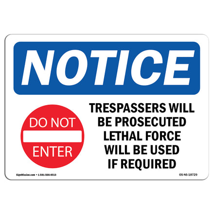 Trespassers Will Be Prosecuted