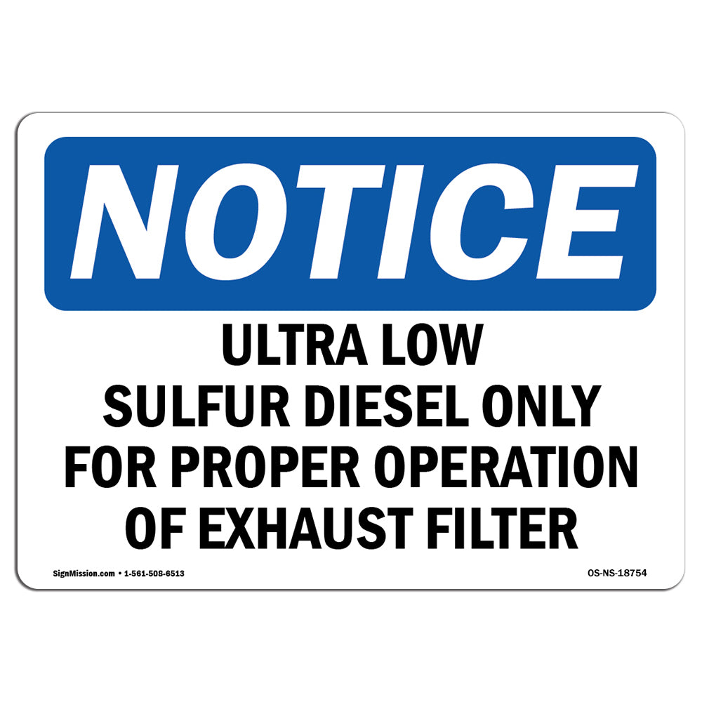 Ultra Low Sulfur Diesel Only For Proper