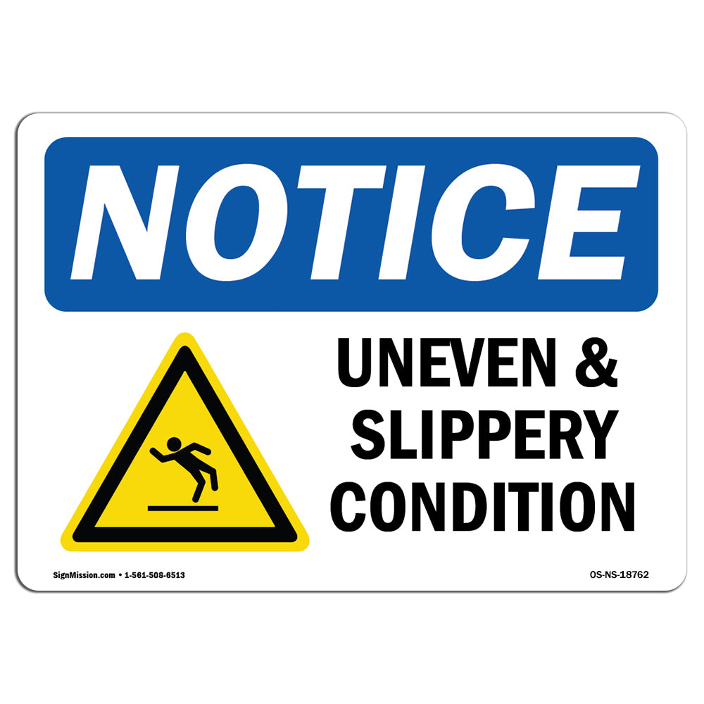 Uneven & Slippery Conditions