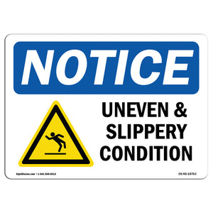 Uneven & Slippery Conditions