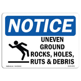 Uneven Ground Rocks, Holes,