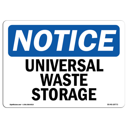 Universal Waste Storage