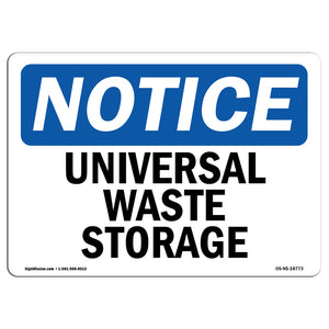 Universal Waste Storage