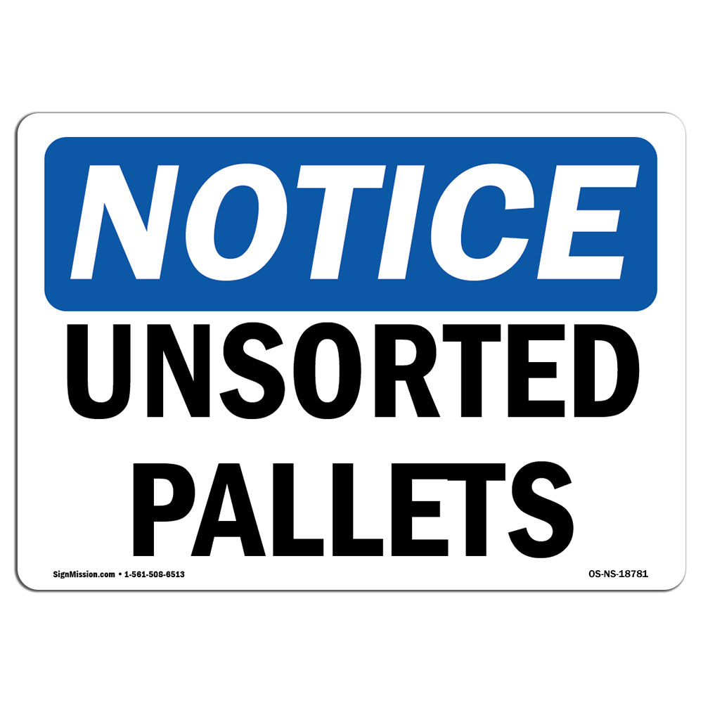 Unsorted Pallets
