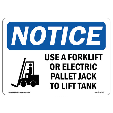 Use A Forklift Or Electric Pallet